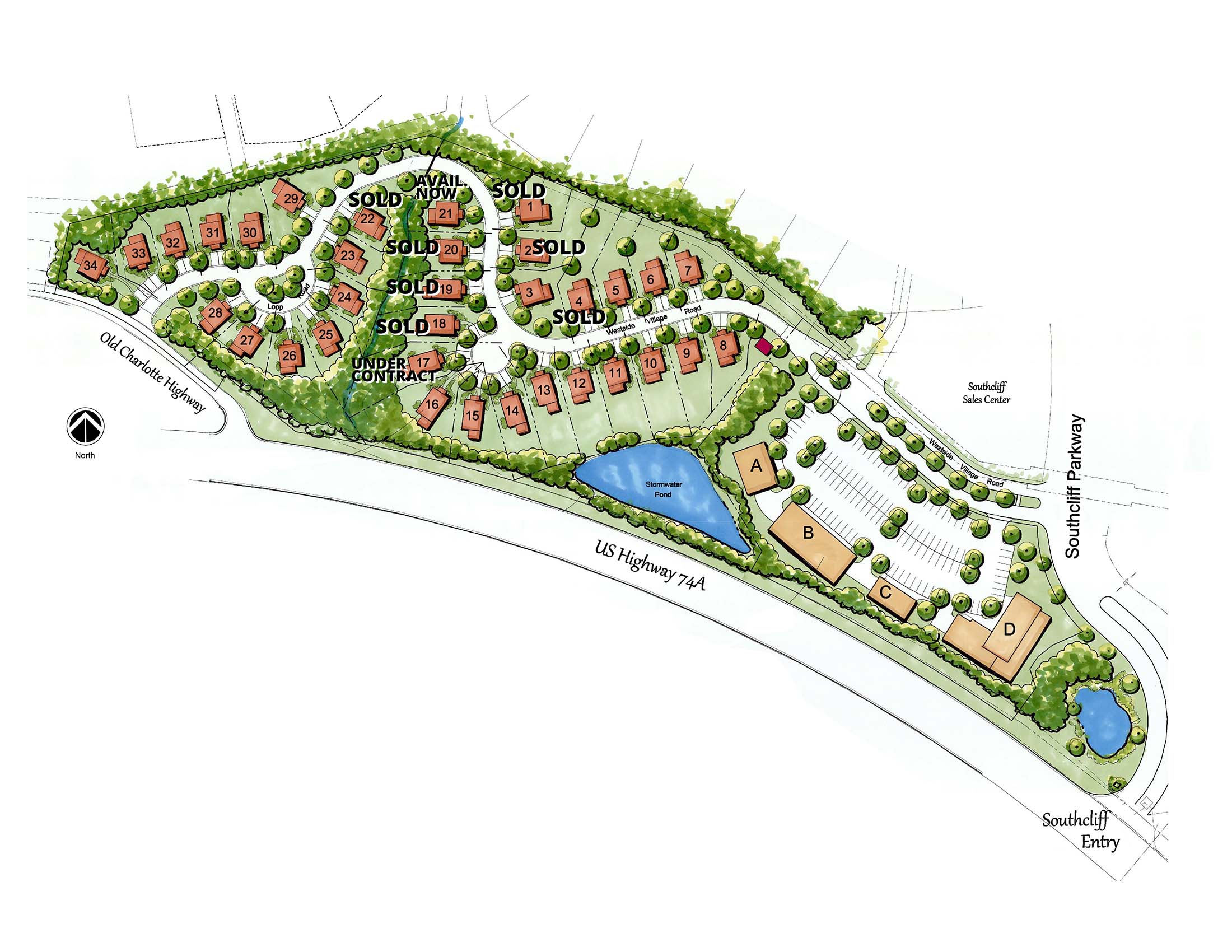 Cedar Cliff Village Site Plan